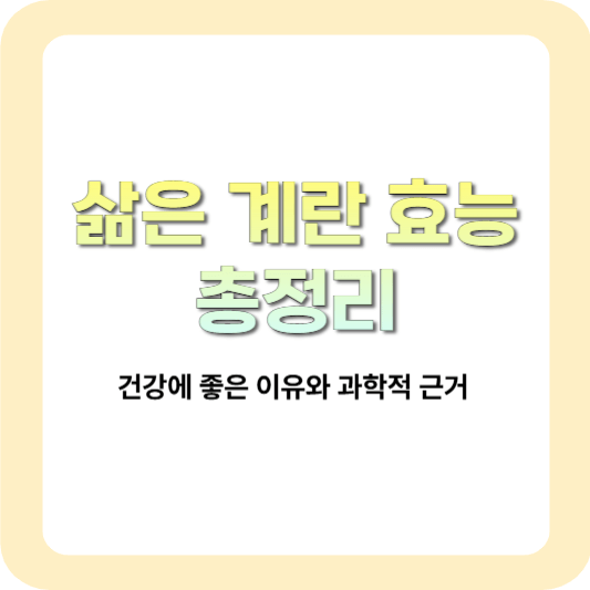 삶은계란