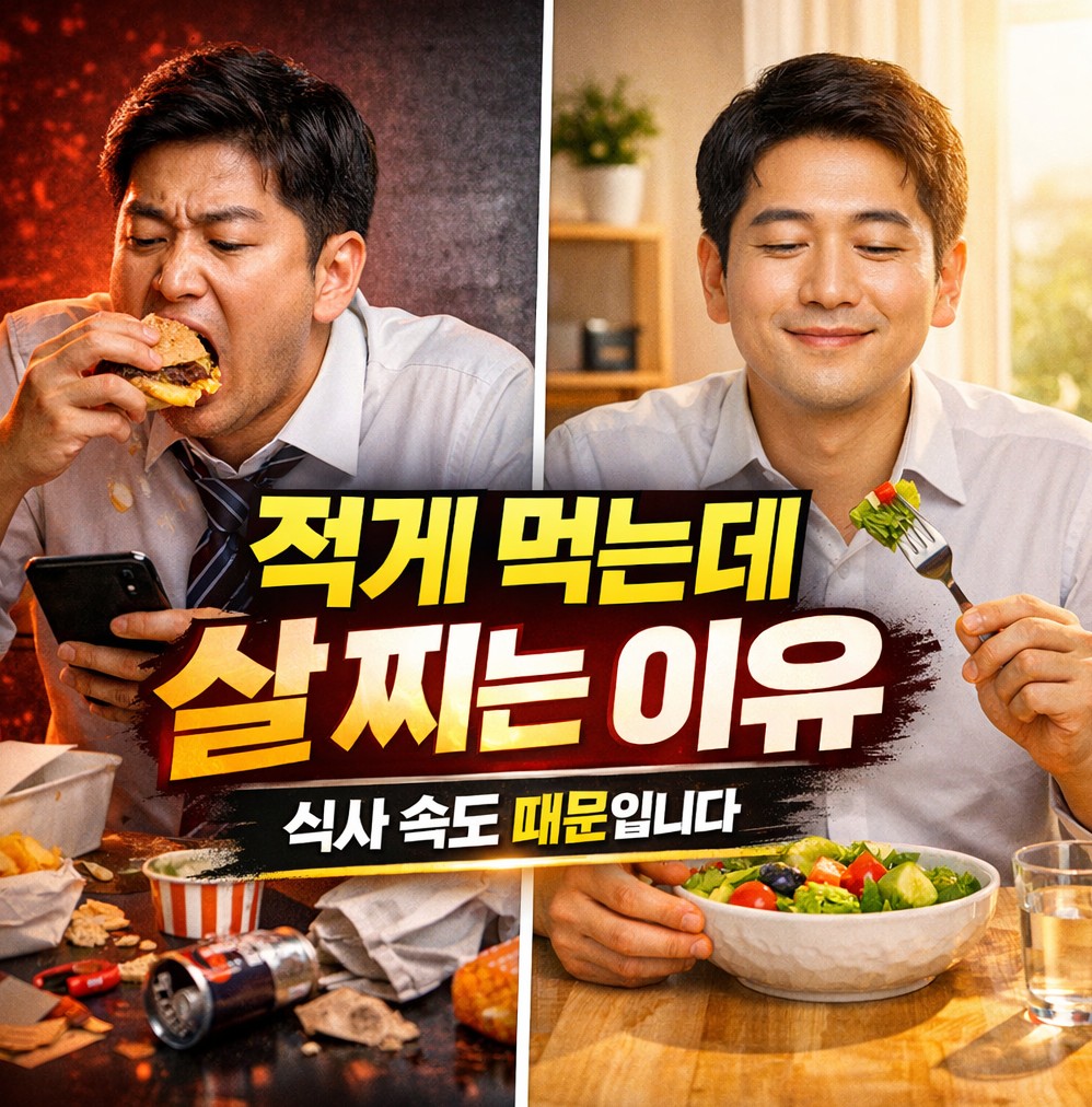 식사 속도가 빠르면 살이 찌는 이유