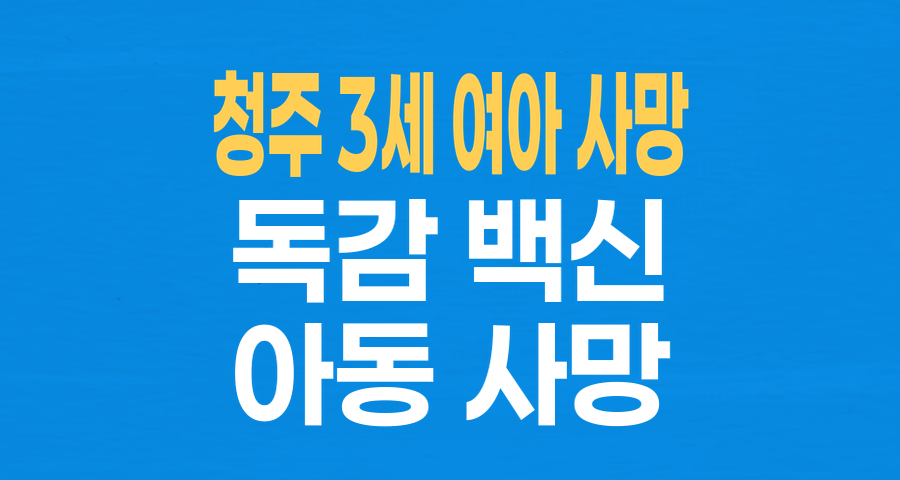 청주 3세 여아 사망 사건: 독감 접종 후 사망, 진실은 무엇인가?