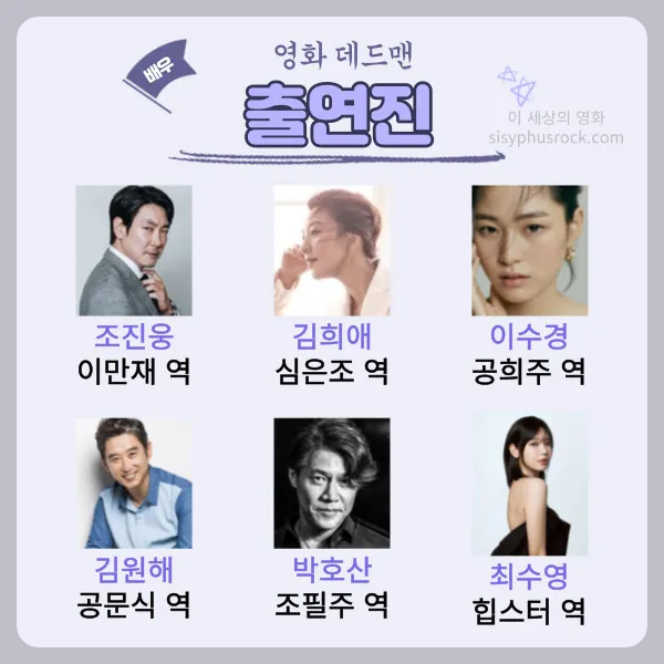 영화 데드맨 출연진