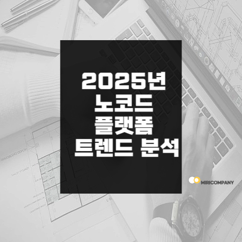 노코드 플랫폼 트렌드 분석 사진