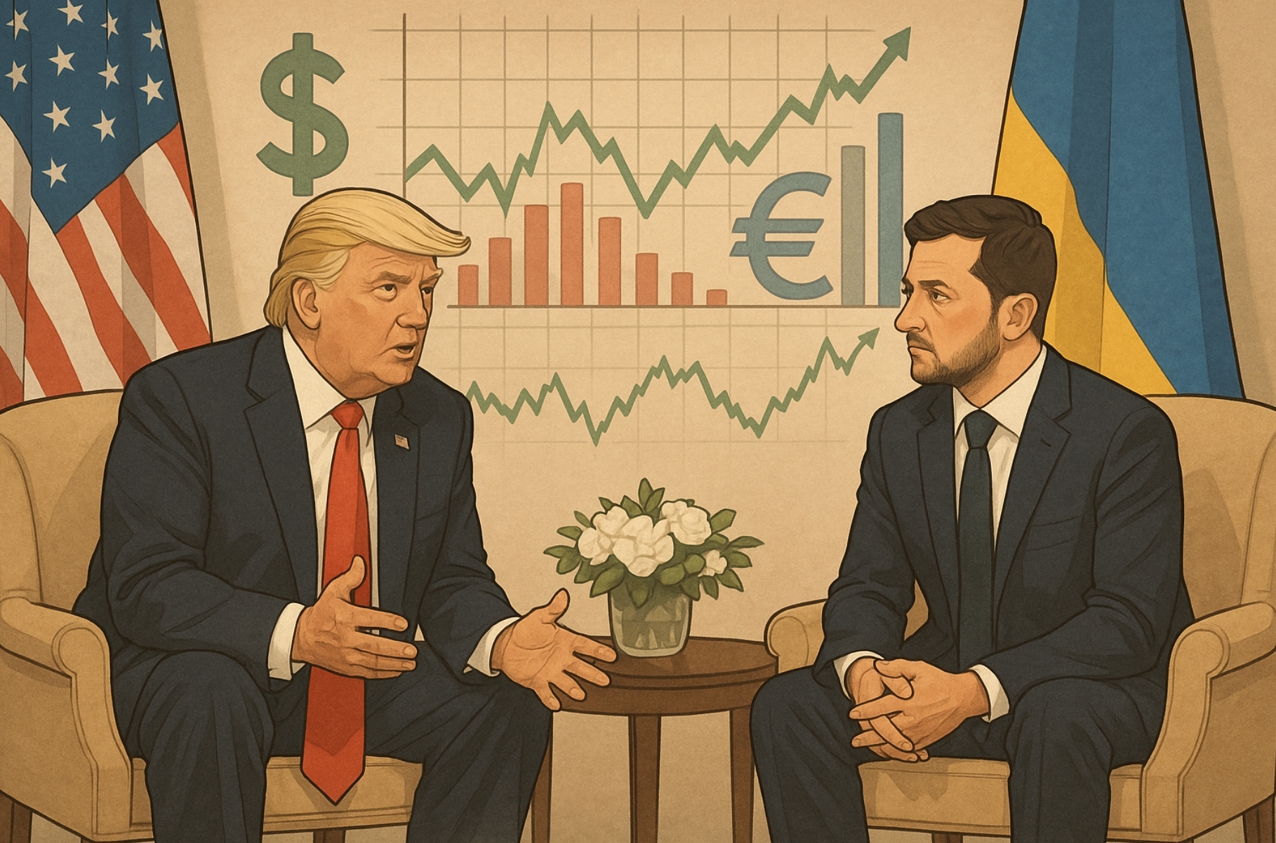 트럼프 젤렌스키 회담과 금융시장 환율 영향 관련이미지