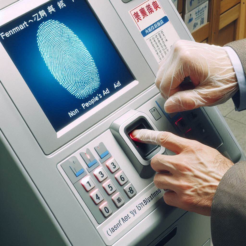 무인민원발급기 지문