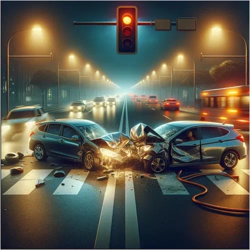 야간 자동차사고