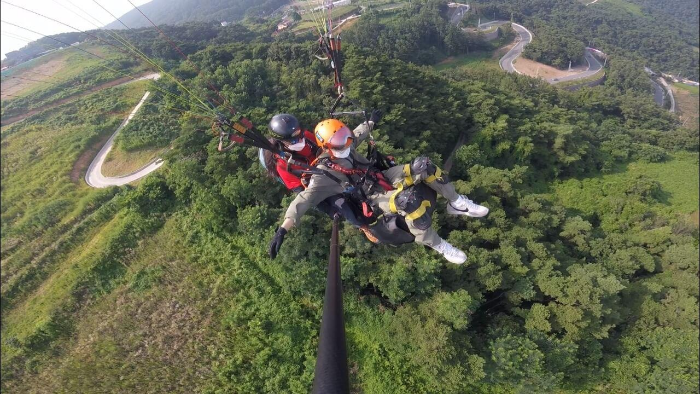 충북 단양 여행 단양 패러글라이딩