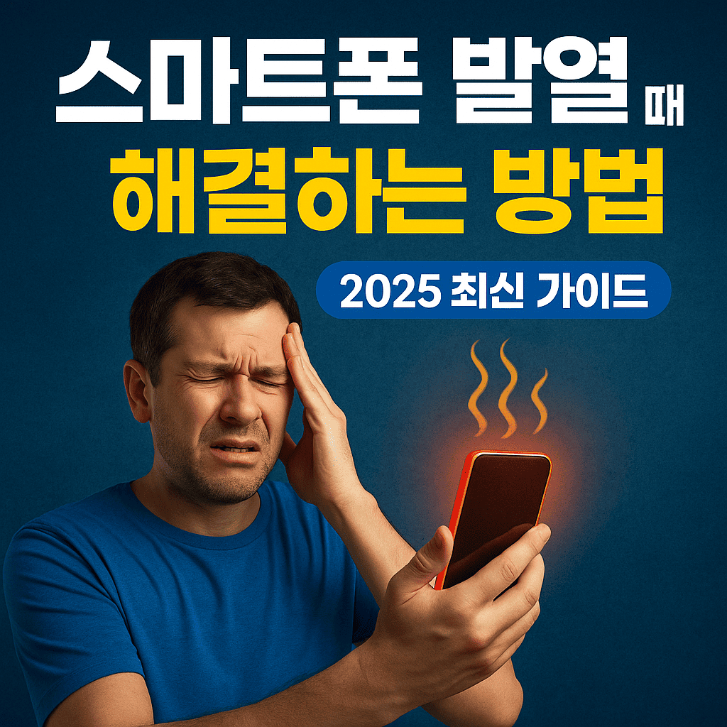 스마트폰 발열 심할 때 해결하는 방법