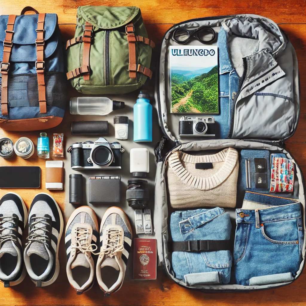 울릉도 준비물 그림