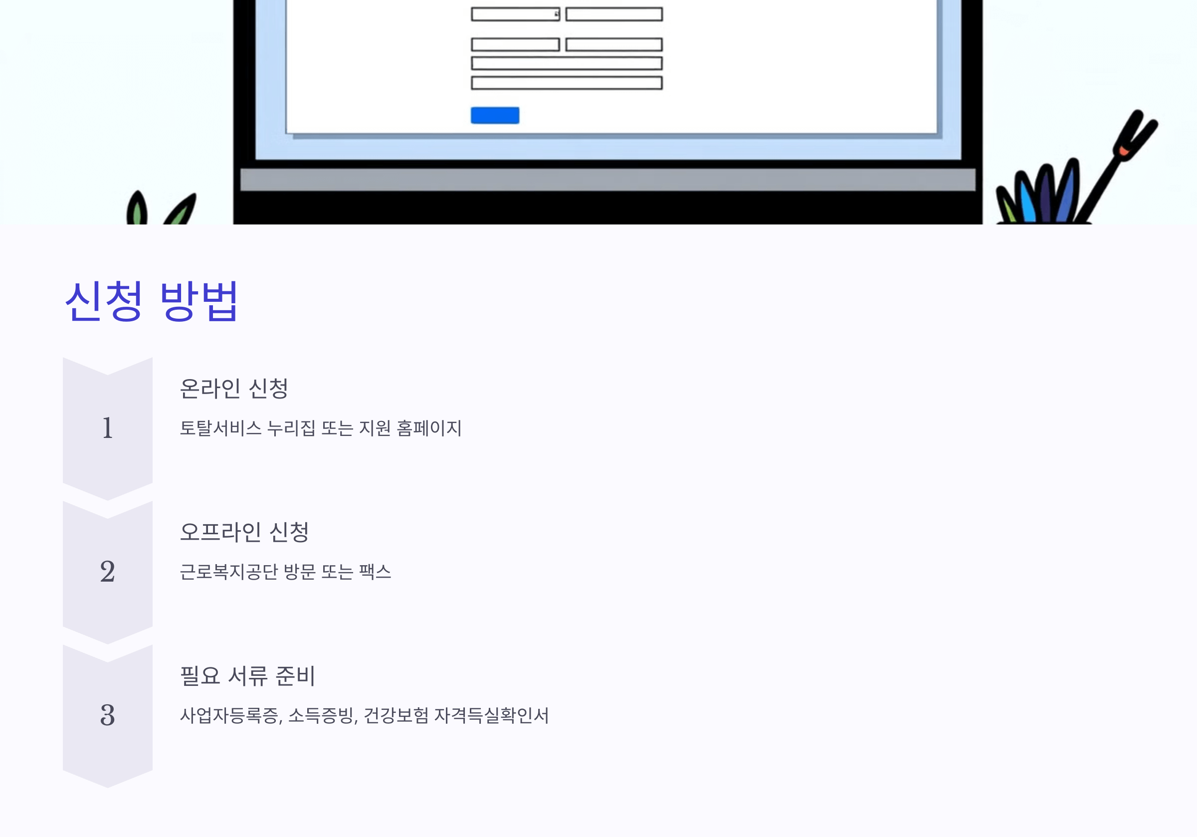 자영업자 고용보험 원스톱 가입방법, 보험료 지원신청 방법 (최대80%,최장5년 지원)