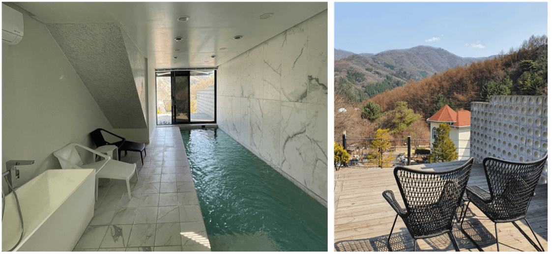 펜션내부-수영장-및-테라스