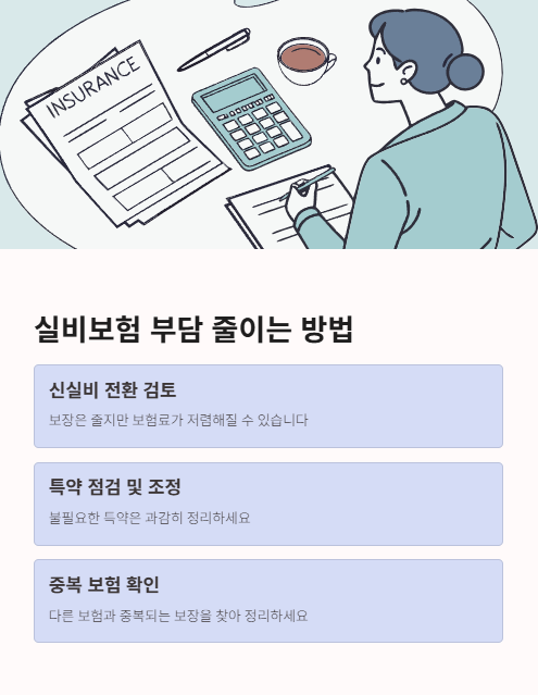 실비보험 부담 줄이는 방법