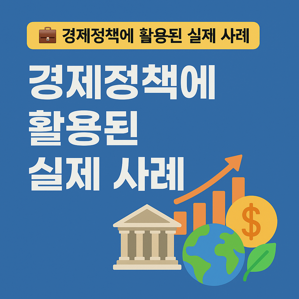 경제정책에 활용된 실제 사례