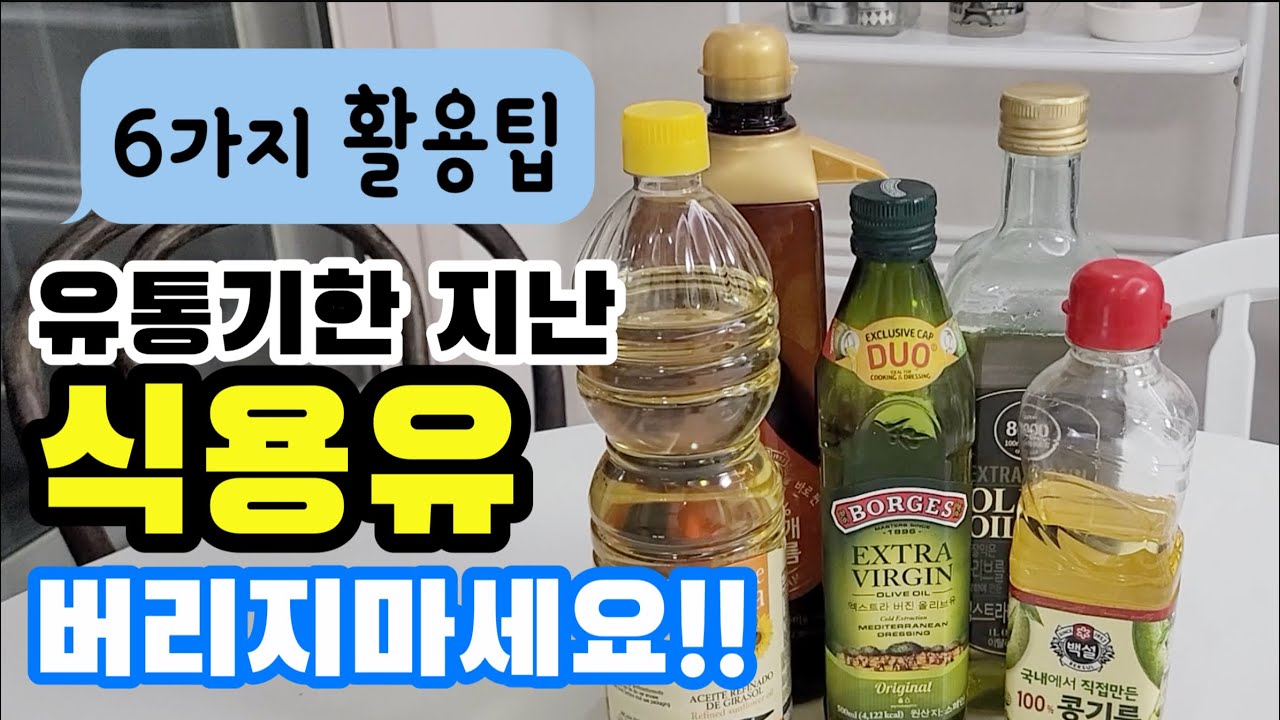 유통기한 지난 식용유