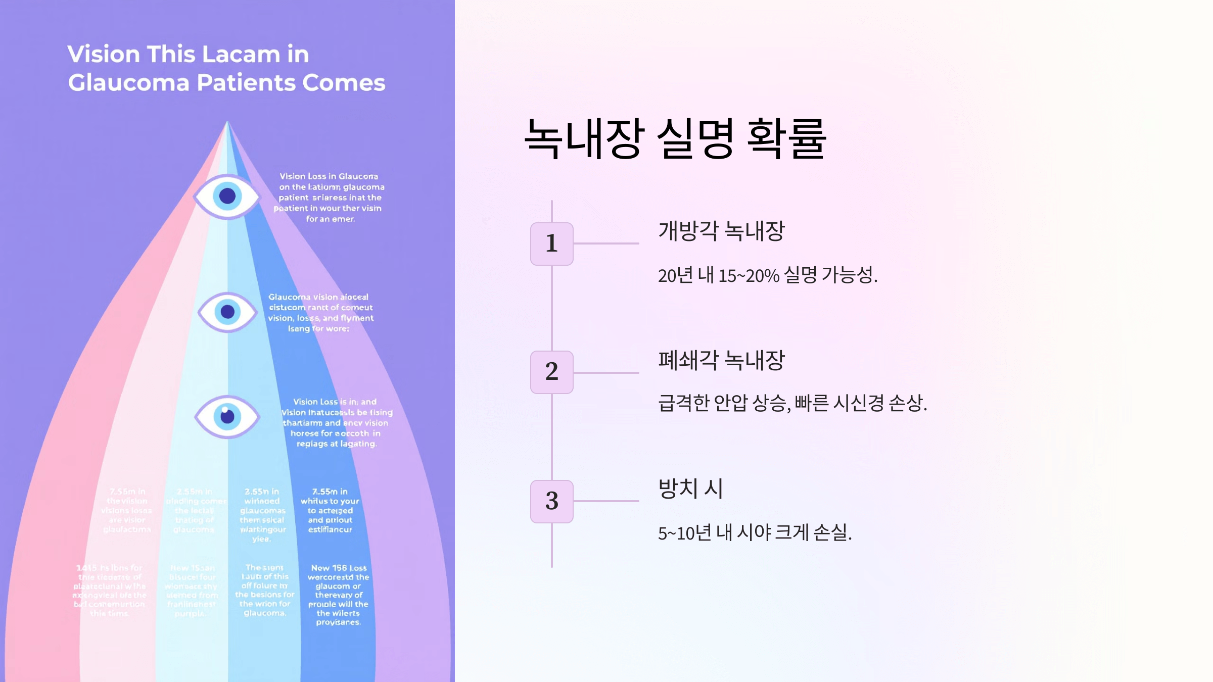 녹내장과 관련된 사진입니다.