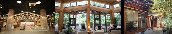 서울애니메이션센터, 오동숲속도서관, 통인소쥬방 전경