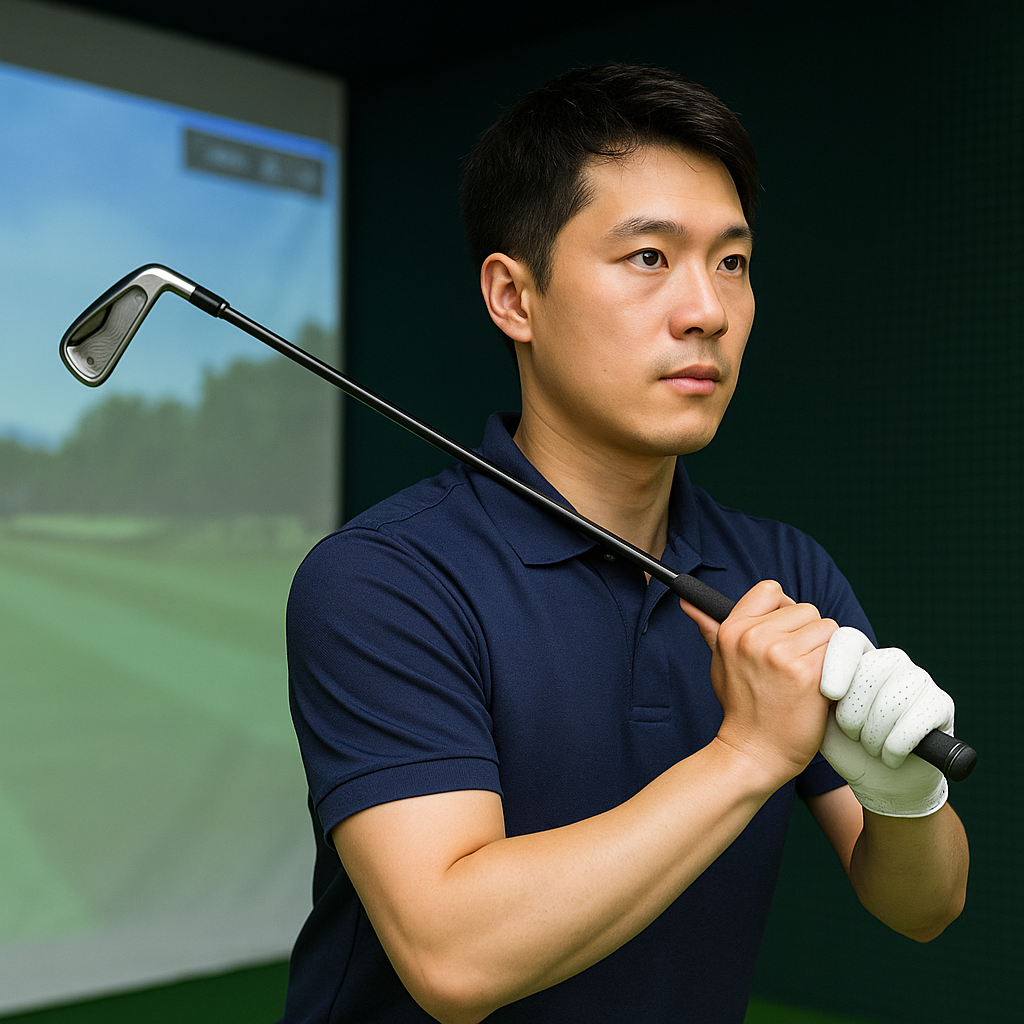 골프 실내 연습장 200% 활용법과 초보자에게 유리한이유 사진