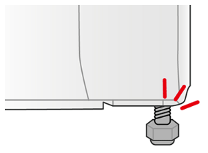 세탁기 수평 맞추기