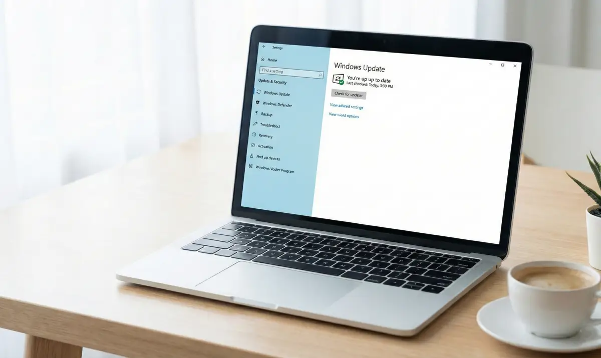 모든 오류가 해결되고 윈도우 업데이트가 성공적으로 완료된 화면