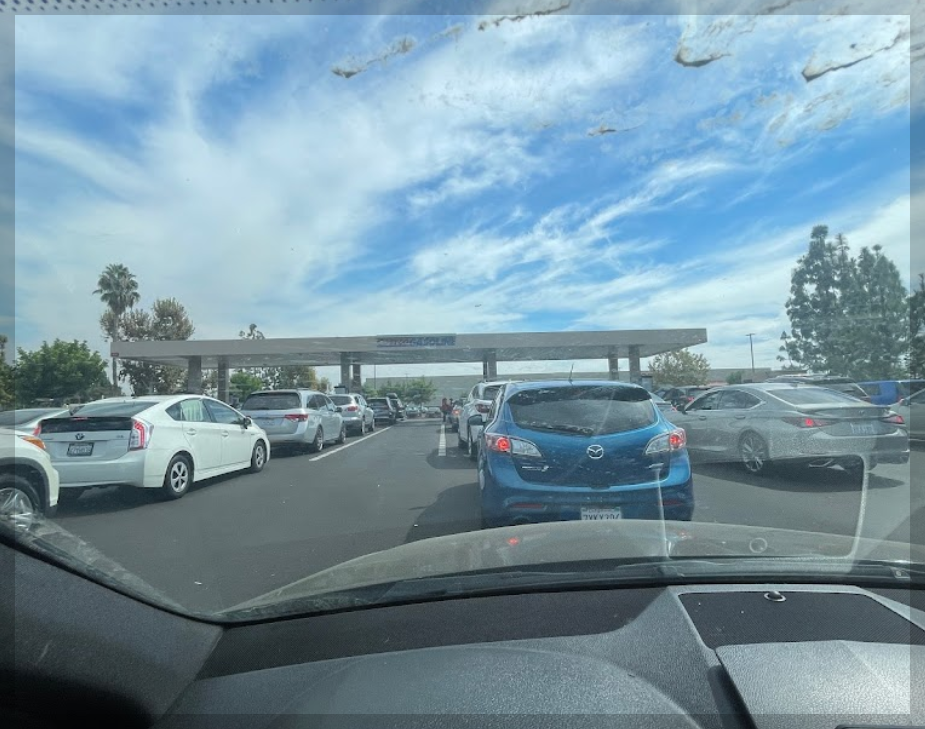 미국 코스트코에서 기름 넣기