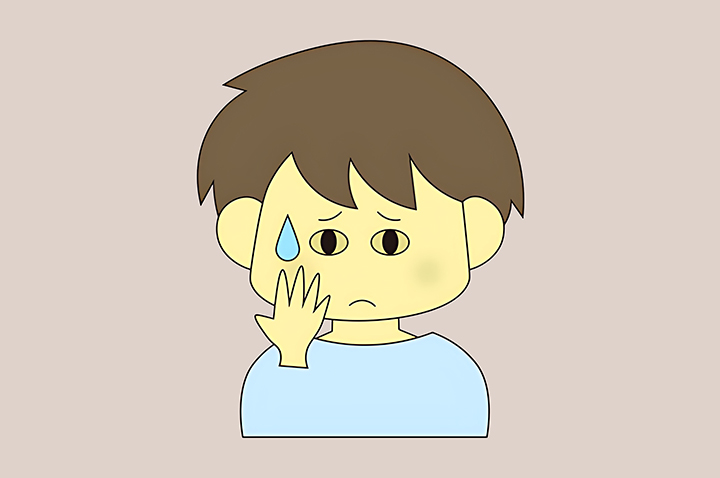 황달이-나타난-남성