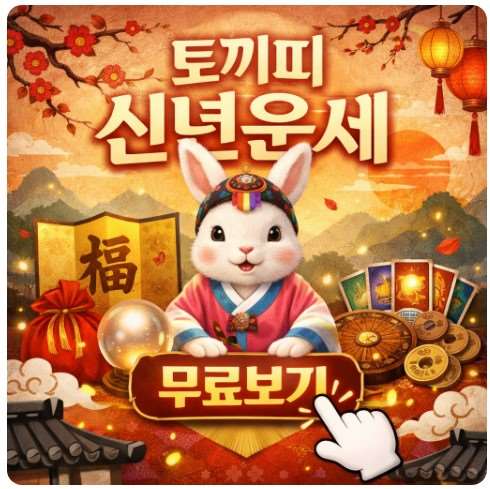 2026년 병오년 토끼띠 신년운세