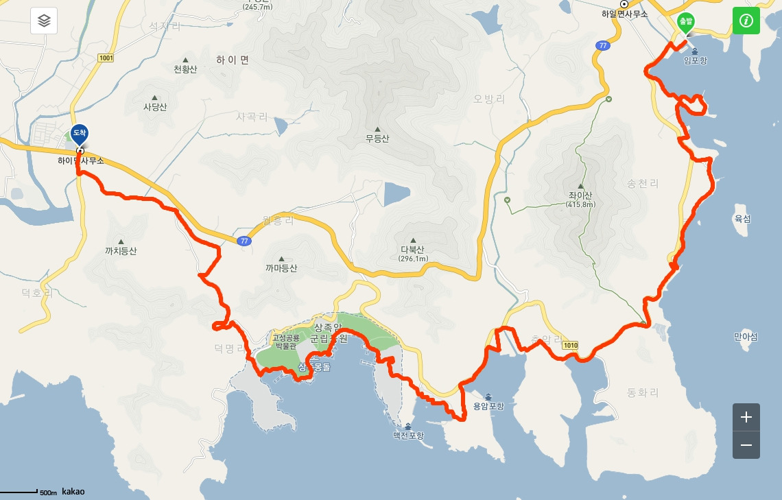 남파랑길 33코스