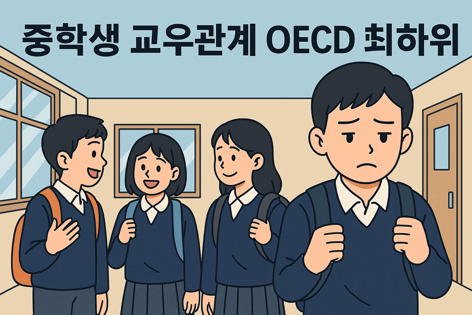 중학생 교우관계