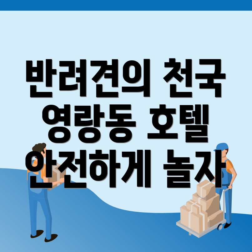 속초시 영랑동 반려견 호텔