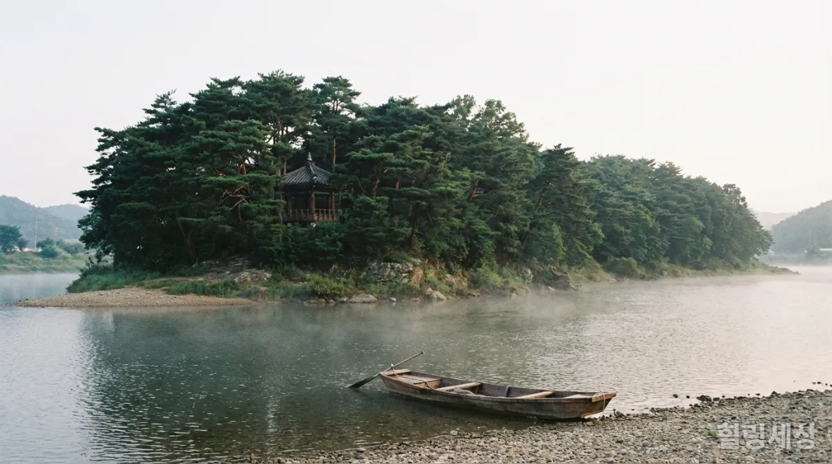 강원 영월 청령포의 고즈넉한 풍경