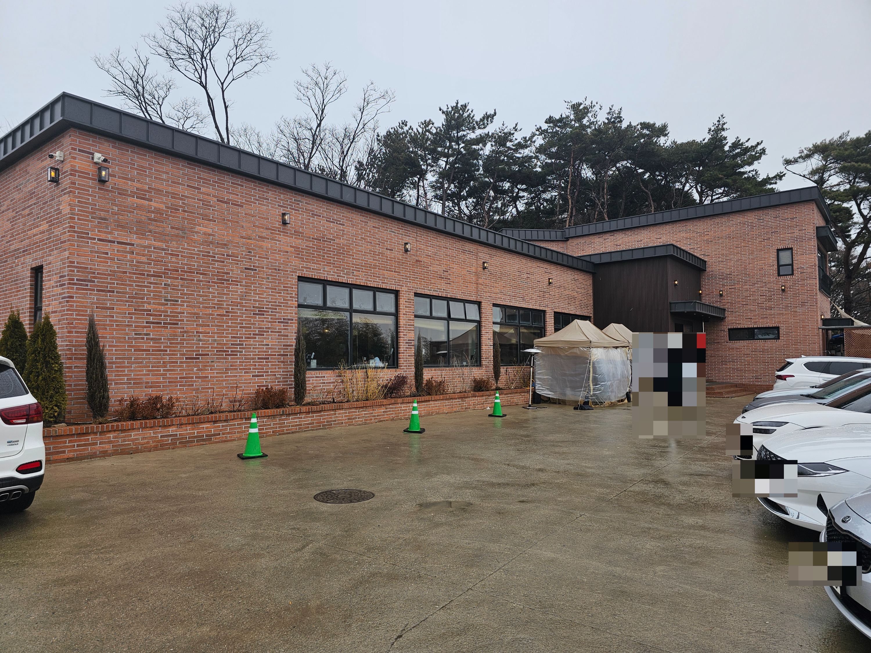 대부도_포도밭할머니칼국수 대부도본점_주차장