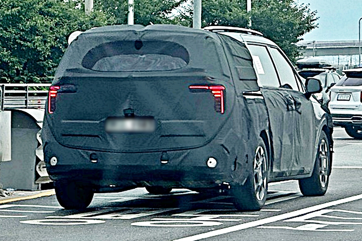 기아 카니발 페이스리프트 테스트카