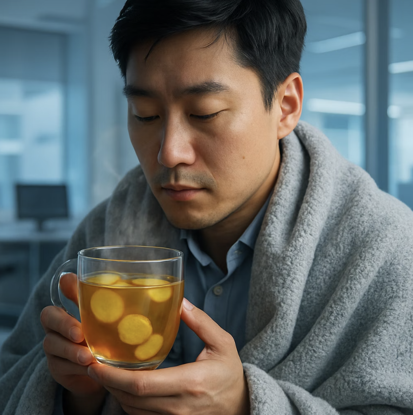 몸을 데우는 따뜻한 위로, 생강차