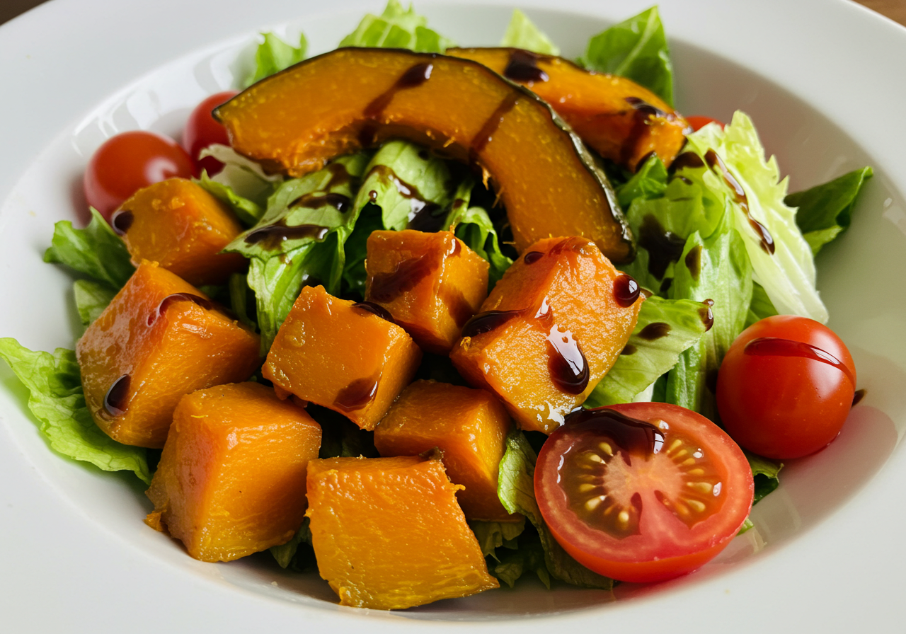 여름 제철 채소로 만든 다이어트 요리5선 단호박샐러드