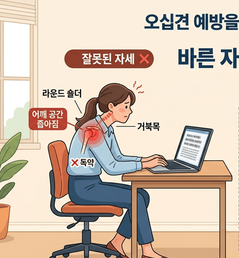 오십견 원인