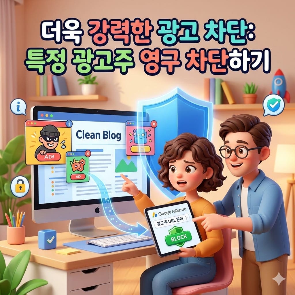 더욱 강력한 광고 차단: 특정 광고주 영구 차단하기