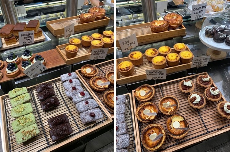 파이 2종, 휘낭시에 3종 등의 베이커리