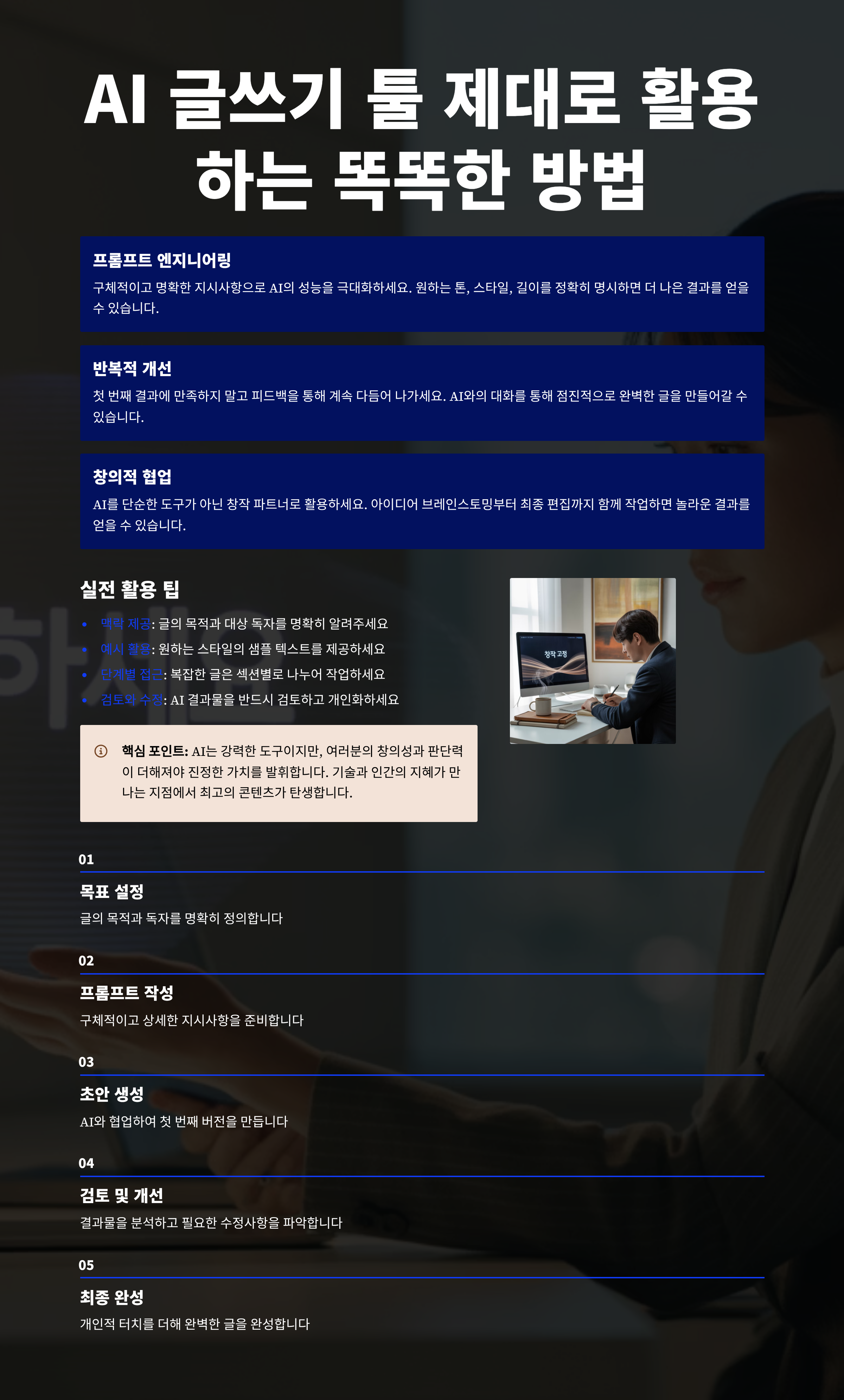 AI 글쓰기 툴 제대로 활용하는 똑똑한 방법