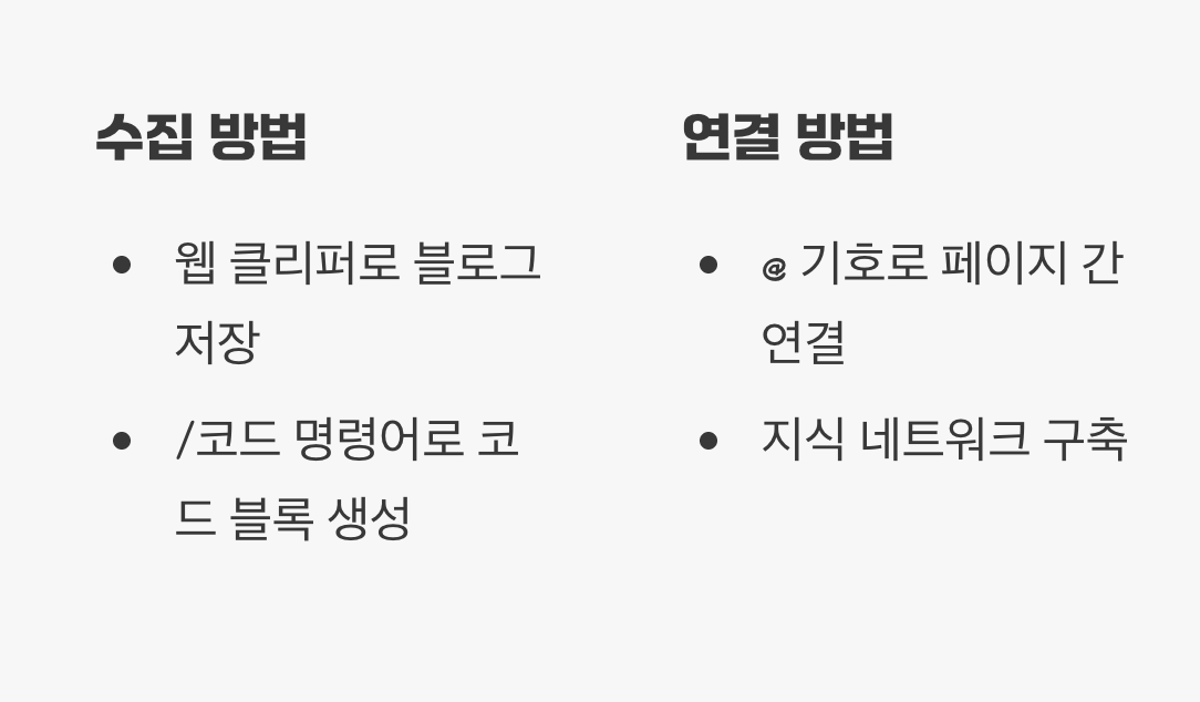 지식의 파편들을 '수집'하고 '연결'하기