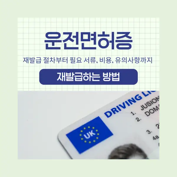 운전면허증 재발급
