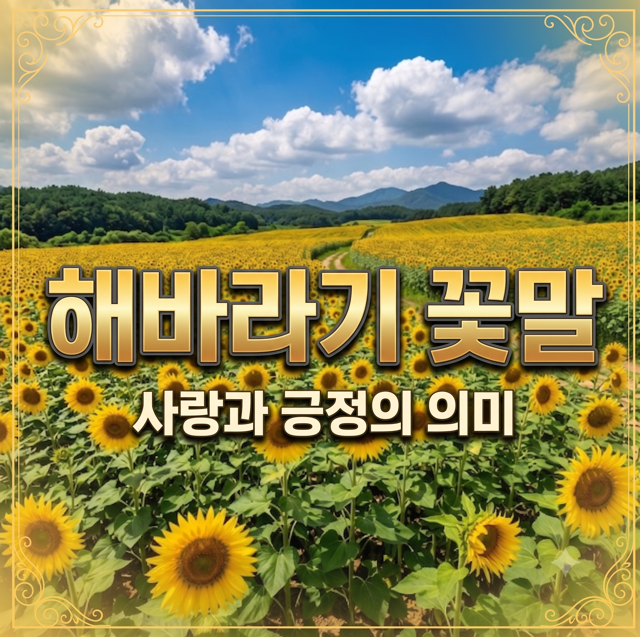 해바라기-꽃말
