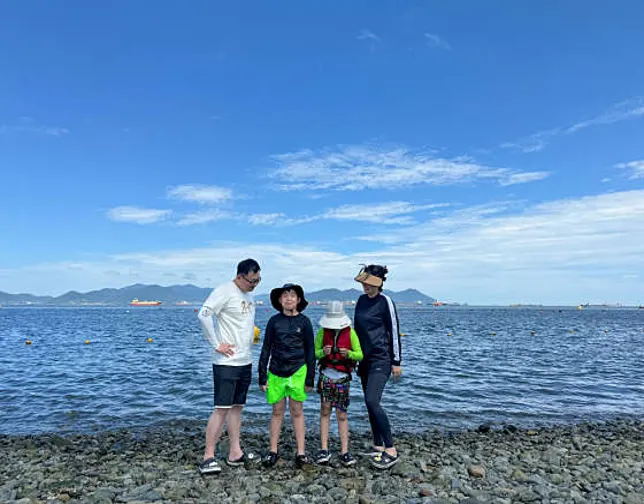 만성리검은모래해변