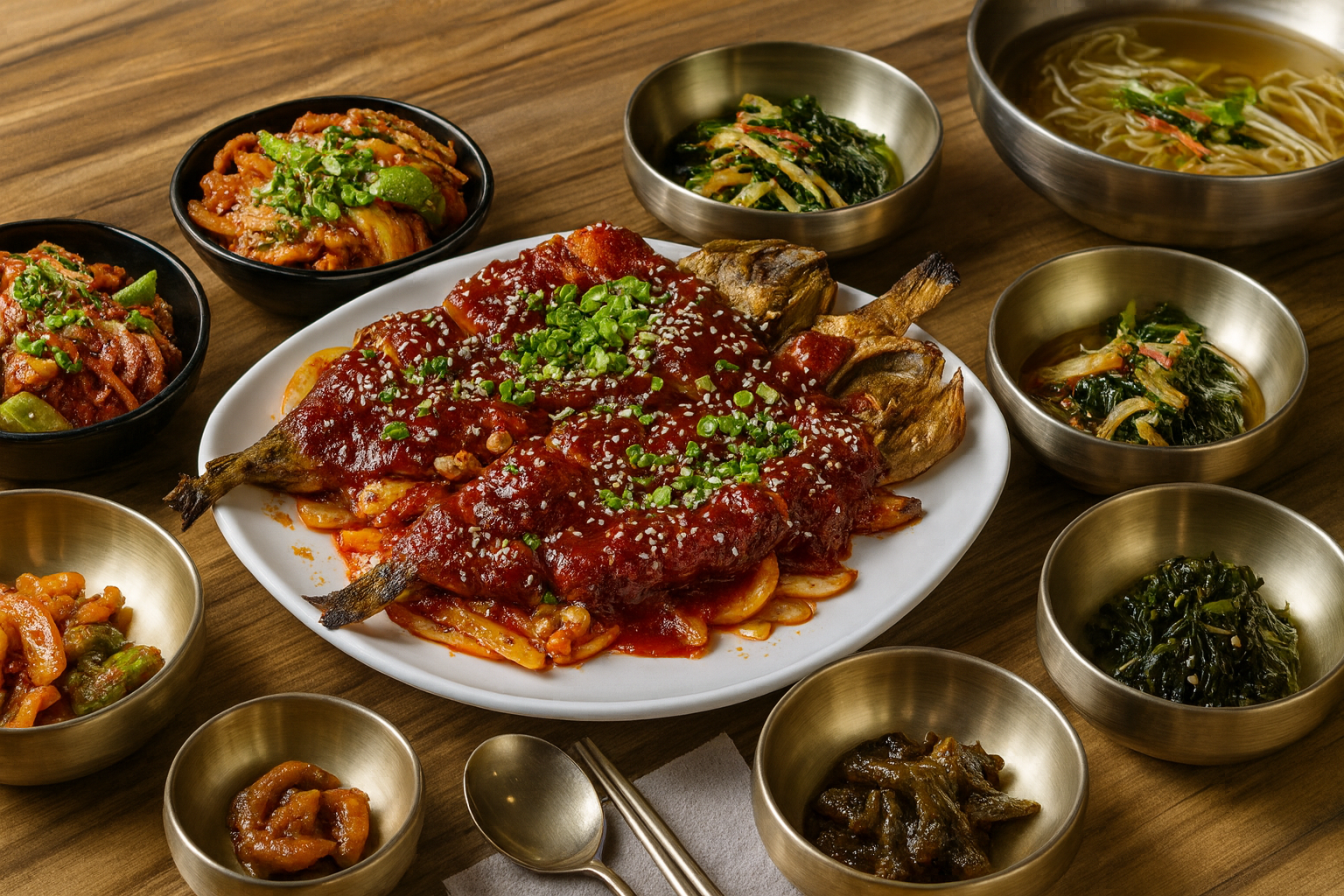 서울 한식 장인 '코다리구이 정식'