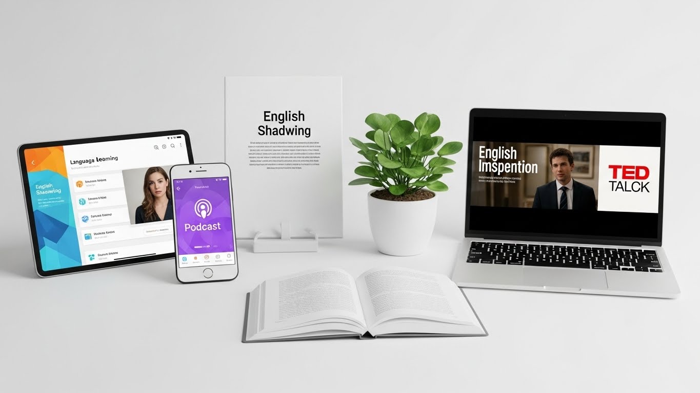 유튜브 외 다양한 쉐도잉 학습 자료들 (팟캐스트, 앱, 영화)