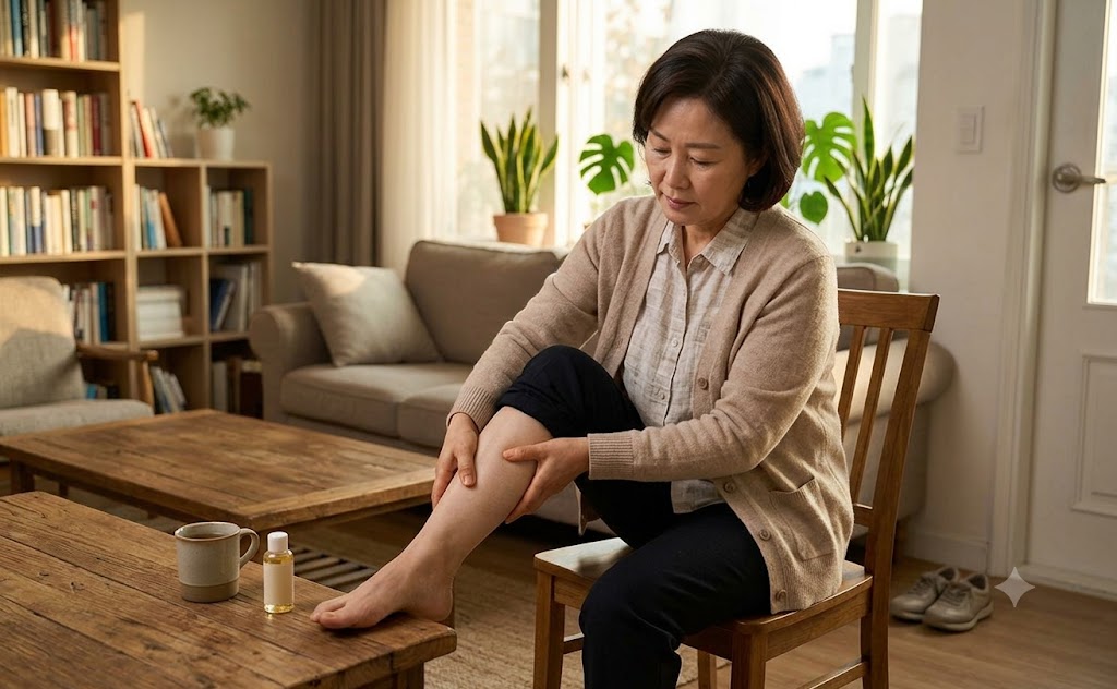 다리 부종 이미지