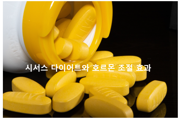 시서스 다이어트와 호르몬 조절 효과