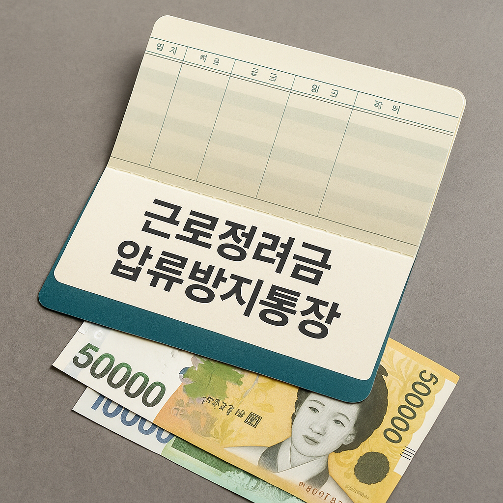 근로장려금 압류방지통장으로 지키기