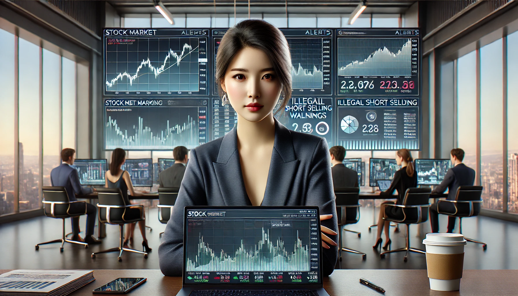 주식 불공정거래 행위 확인하는 이미지