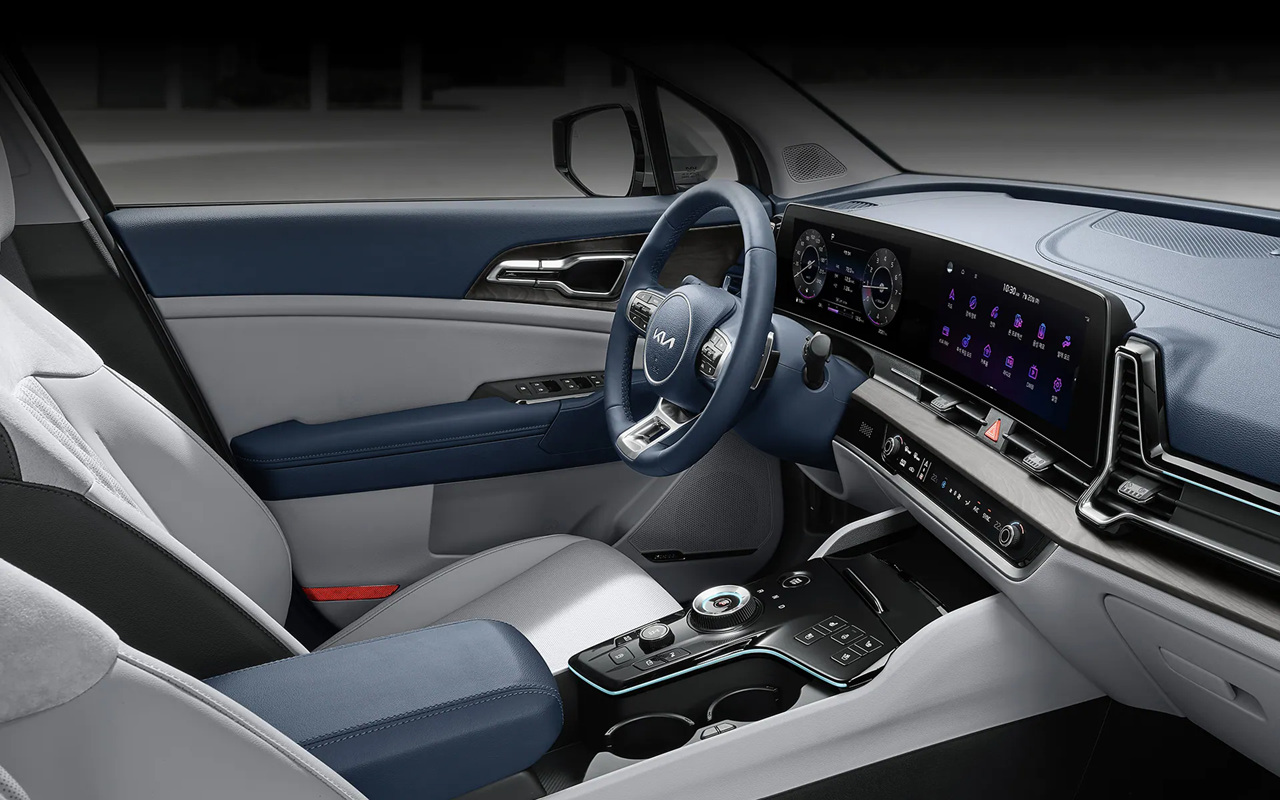 2024년식 기아 스포티지 실내 1열 사진