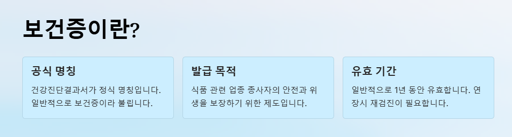 보건증 인터넷 발급