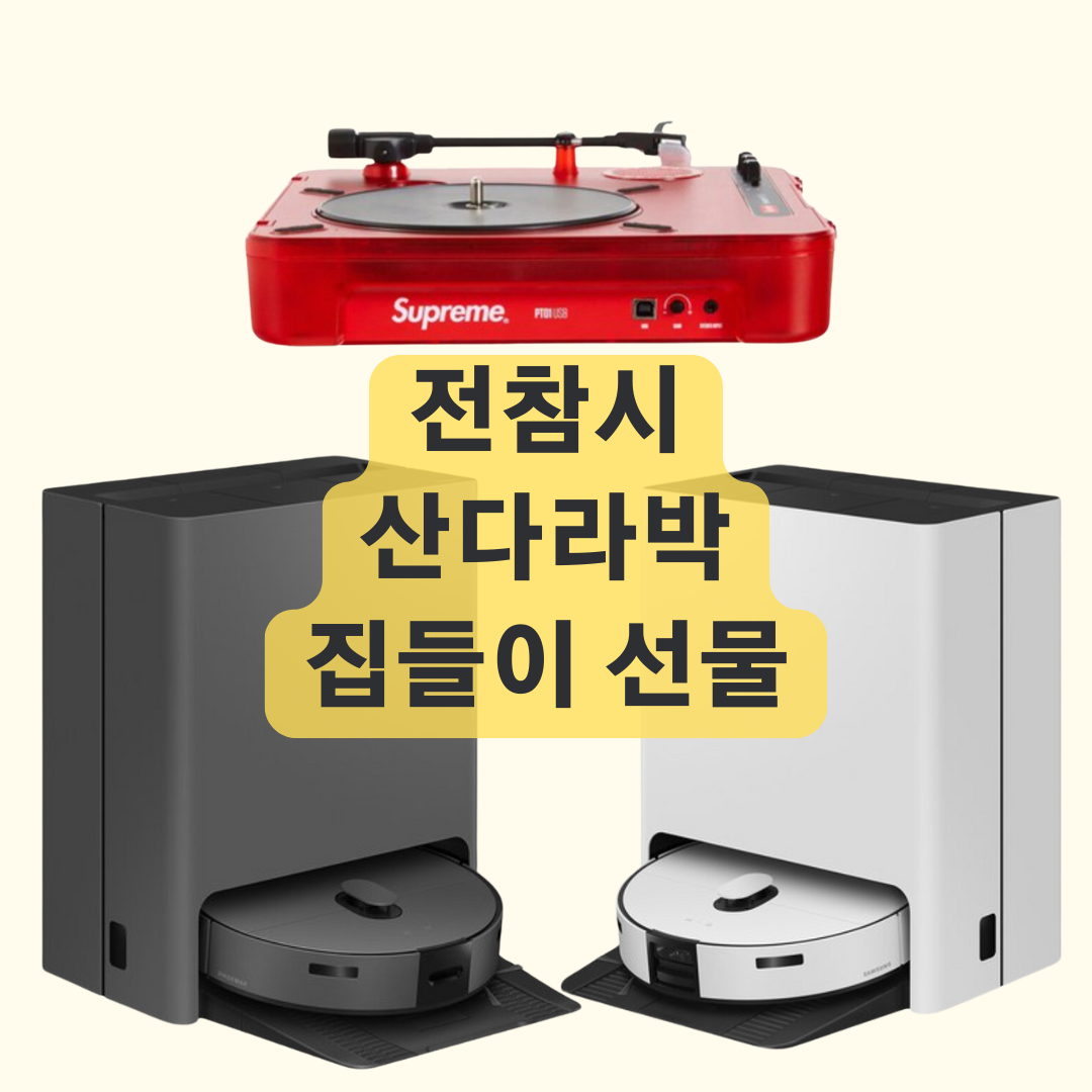 전참시 산다라박 동생 천둥 집들이 선물 추천템 턴테이블 로봇청소기 정보