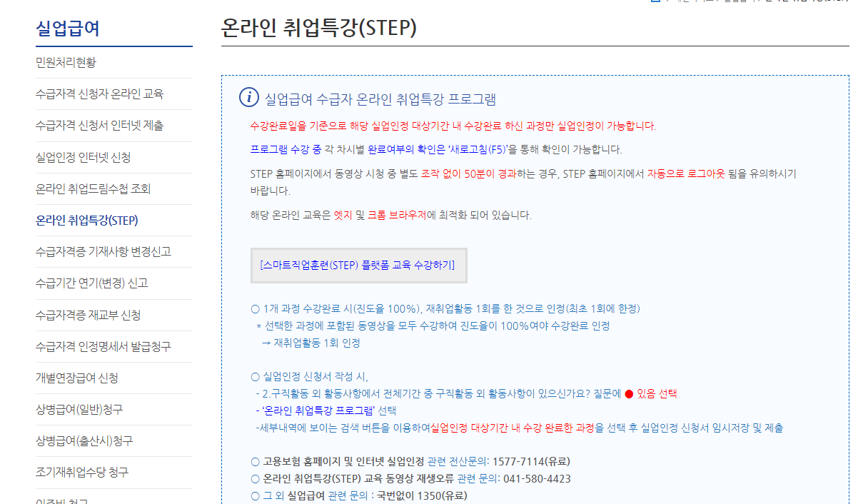 온라인 취업특강